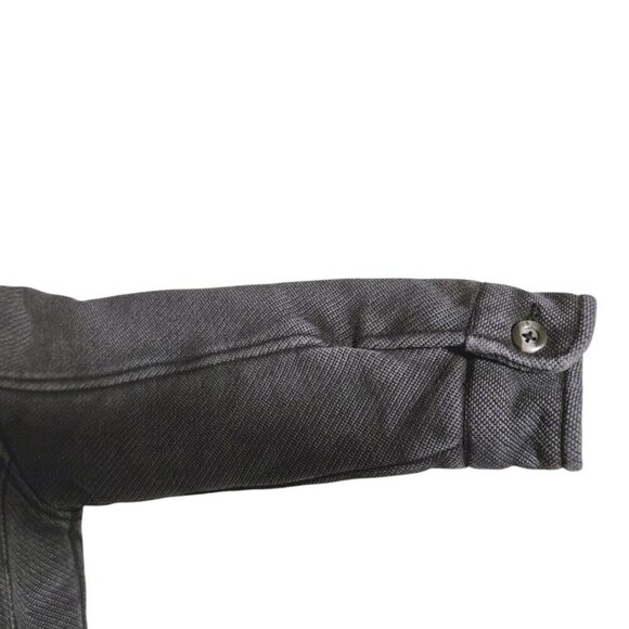 Cat&Jack Boys Black Cool Letterman Distressed Bomber Jacket SZ XS 4/5 Streetwear - Picture 7 of 12